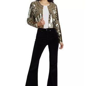 NWT Veronica Beard Gold Phaedra Vest Size Small